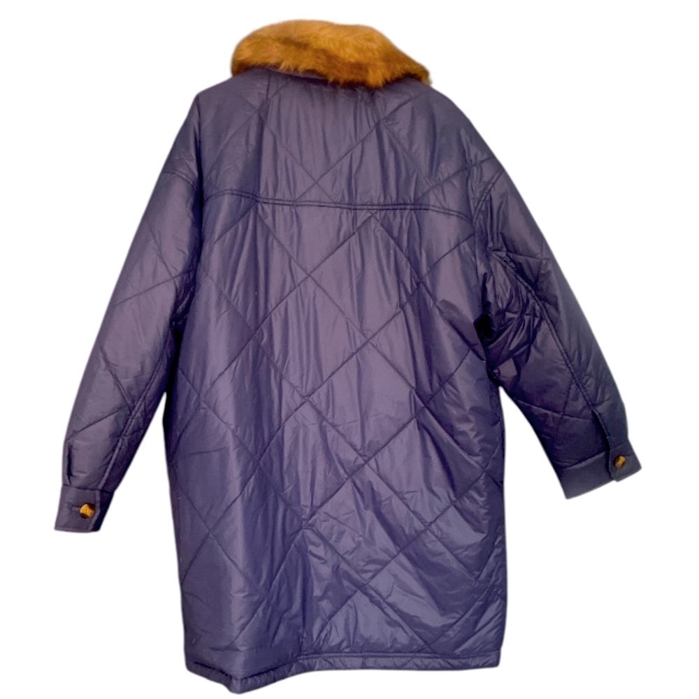 AERIE➕Quilted Parka Faux Fur Collar Sherpa Lined NEW - Picture 4 of 8
